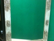 Зеркало (Ручная работа) Зеркало размер 450х550,   Материал :МДФ,   Декор: текстурная паста, акриловые краски, акриловый лак  Так же изготовление корпу, Екатеринбург - Другие предметы интерьера