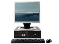  HP-Compaq DC5700 SFF + 17 HP L1706  2x  Intel Core 2 Duo E6300 1. 86GHz (2M Cache, 1066 MHz FSB)    1024 M, - -   